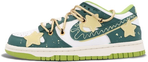【定制球鞋】 Nike Dunk Low 聖誕樹 情侶禮物 星星 結構 潮流 低幫 板鞋 GS 白綠黃 Buy 【定制球鞋】 Nike Dunk Low 聖誕樹 情侶禮物 星星 結構 潮流 低幫 板鞋 GS 白綠黃