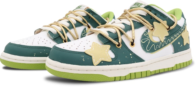 Zapatillas Nike Dunk Low 'Árbol de Navidad Blanco-Verde-Amarillo' DV9108-711(Team37-女款圣诞树) Lookbook Zapatillas Nike Dunk Low 'Árbol de Navidad Blanco-Verde-Amarillo' DV9108-711(Team37-女款圣诞树)