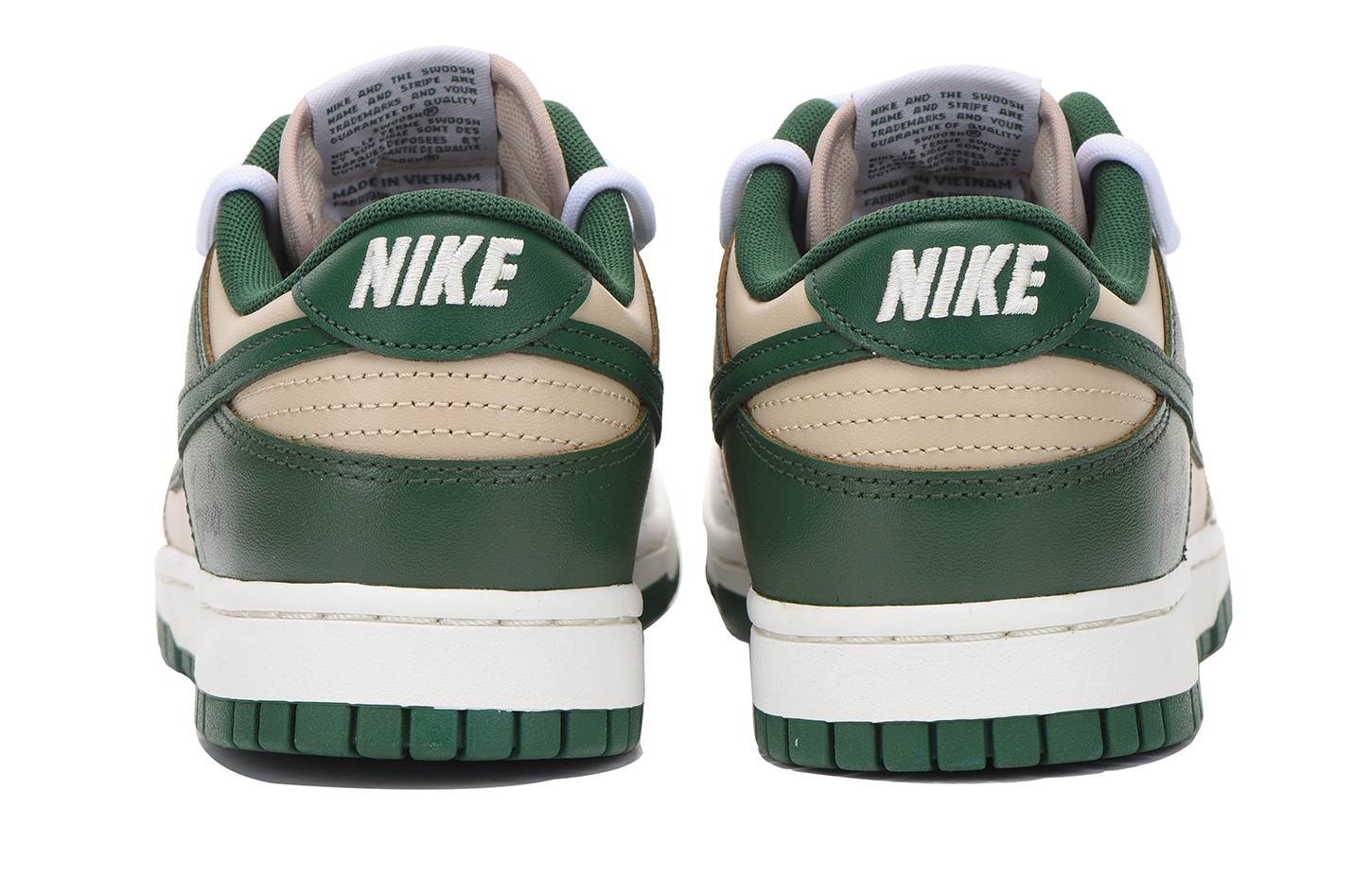 Shop [Sepatu Custom] Nike Dunk Low 'Christmas Vibe Hijau' FB7160-231(Team拾伍-男款白绿二)