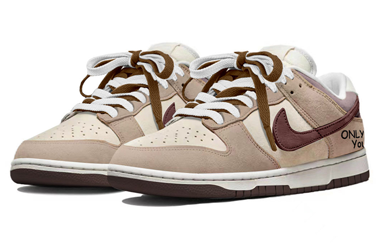Lookbook [Zapatillas Personalizadas] Nike Dunk Low 'Remolino de Canela' DD8338-001(TeamY-男款复古肉桂卷小豆色)