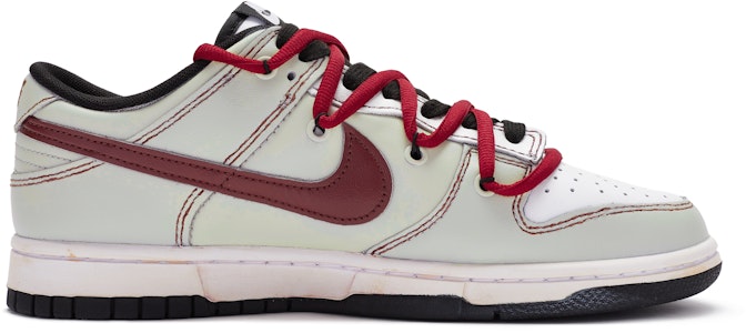 나이키 덩크 로우 '시티 러브 - 화이트 블랙 레드' (커스텀) CW1590-100(TeamR-女款罗曼) Order 나이키 덩크 로우 '시티 러브 - 화이트 블랙 레드' (커스텀) CW1590-100(TeamR-女款罗曼)