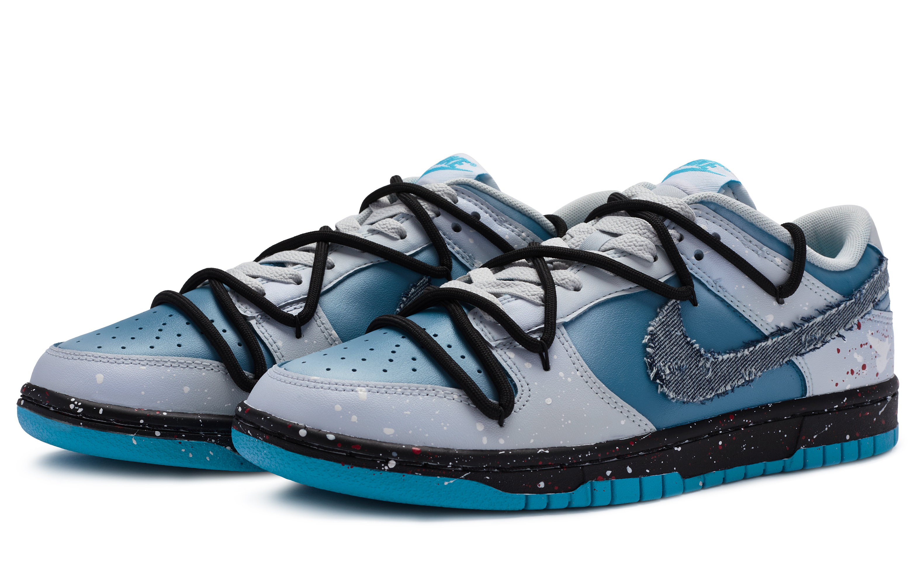 Lookbook [Sepatu Kustom] Nike Dunk Low 'City Theme Cool Mountain' DV0831-001(TeamR-男款冷山S-BOX)