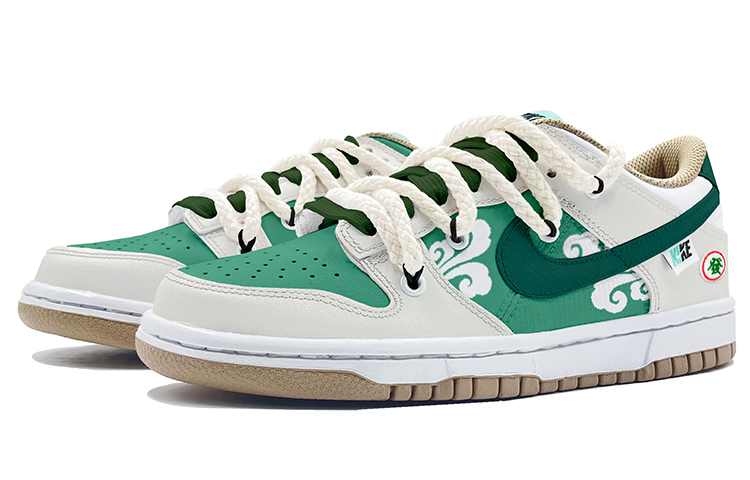 Lookbook ナイキ ダンク ロー "淡緑雲模様" (Nike Dunk Low "Aomidori Kumomoyo") DX6063-131(TeamK-绿色祥云)