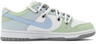 Order 【訂製球鞋】Nike Dunk Low 幸運符號 四葉草 簡約 潑墨 解構 低筒 板鞋 男款 綠色