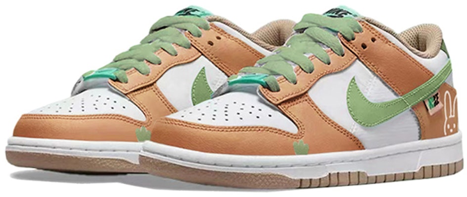 나이키 덩크 로우 '설날 당근 토끼' (오렌지/그린/화이트) DX6063-131(TeamS-萝卜兔QD) Lookbook 나이키 덩크 로우 '설날 당근 토끼' (오렌지/그린/화이트) DX6063-131(TeamS-萝卜兔QD)