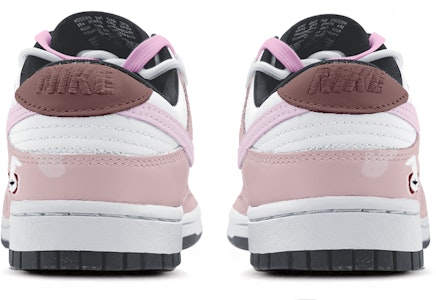 【定製球鞋】 Nike Dunk Low 解構鞋帶 CNY 卡通兔子 低幫 板鞋 GS 粉白 兔年限定 特殊鞋盒 Shop 【定製球鞋】 Nike Dunk Low 解構鞋帶 CNY 卡通兔子 低幫 板鞋 GS 粉白 兔年限定 特殊鞋盒