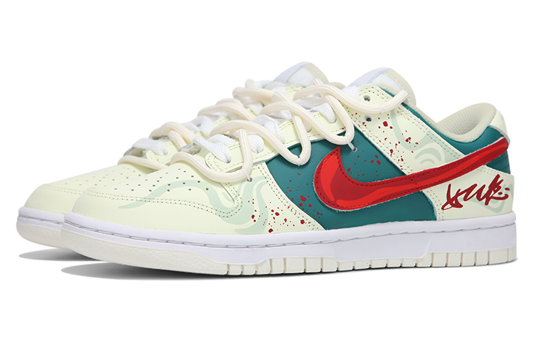 Lookbook [Custom Shoes] Nike Dunk Low 'CNY Dunhuang Yellow-Green'