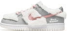 Buy 【客制化運動鞋】 Nike Dunk Low 野鶴製造 兔年限定 毛絨兔 CNY 新年禮盒版 耐磨 低筒 板鞋 GS 灰白