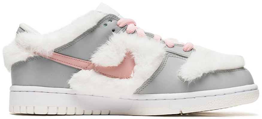 【客制化運動鞋】 Nike Dunk Low 野鶴製造 兔年限定 毛絨兔 CNY 新年禮盒版 耐磨 低筒 板鞋 GS 灰白 Order 【客制化運動鞋】 Nike Dunk Low 野鶴製造 兔年限定 毛絨兔 CNY 新年禮盒版 耐磨 低筒 板鞋 GS 灰白