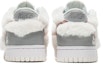 Shop 【客制化運動鞋】 Nike Dunk Low 野鶴製造 兔年限定 毛絨兔 CNY 新年禮盒版 耐磨 低筒 板鞋 GS 灰白