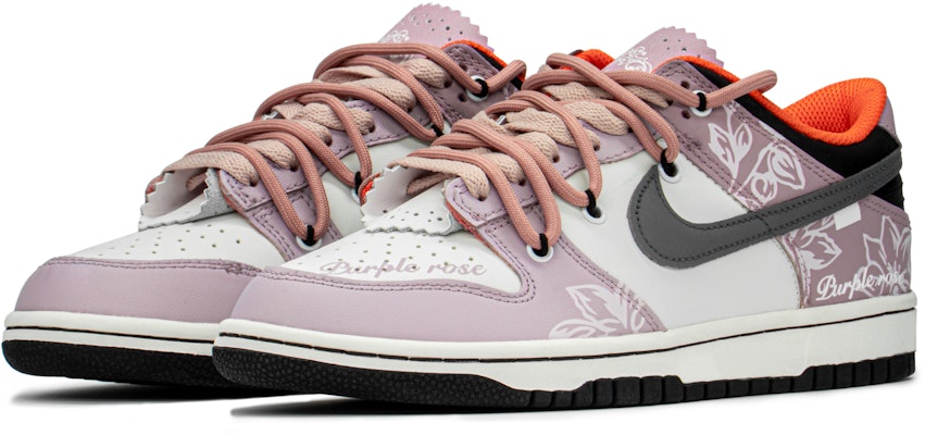 나이키 덩크 로우 '설날 보라색 화이트' (커스텀) DH9765-003(TeamA-DK女紫花纹S-BOX) Lookbook 나이키 덩크 로우 '설날 보라색 화이트' (커스텀) DH9765-003(TeamA-DK女紫花纹S-BOX)