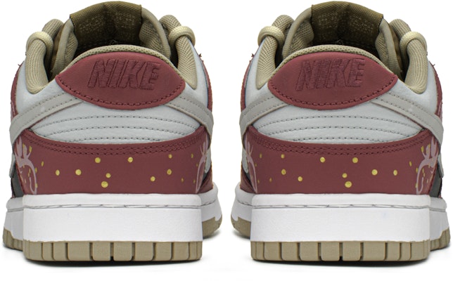 【定制球鞋】Nike Dunk Low CNY 特殊禮盒 雲紋 潑墨 解構鞋帶 低幫 板鞋 男款 紅棕 Shop 【定制球鞋】Nike Dunk Low CNY 特殊禮盒 雲紋 潑墨 解構鞋帶 低幫 板鞋 男款 紅棕