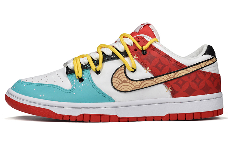 Buy 【定製球鞋】 Nike Dunk Low CNY 新年限定 除舊迎新 低幫 板鞋 男款 黑藍紅