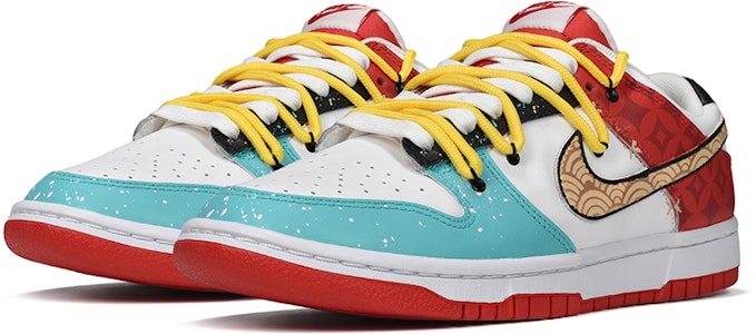 Nike Dunk Low "CNYRenewal" カスタムシューズ DD1391-600(TeamE-CNY除旧迎新黑蓝红) Lookbook Nike Dunk Low "CNYRenewal" カスタムシューズ DD1391-600(TeamE-CNY除旧迎新黑蓝红)