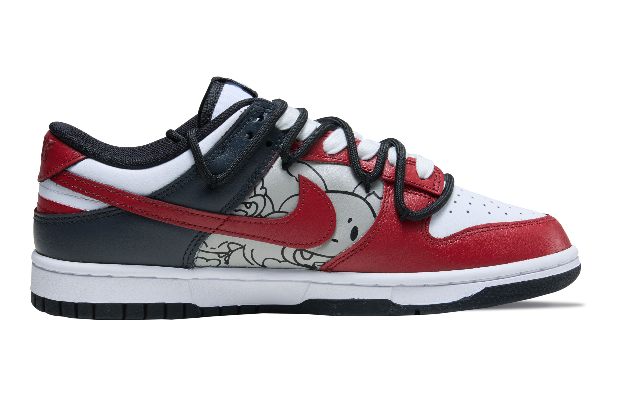 Buy [Custom Shoes] Nike Dunk Low 'CNY Year of the Dragon Black Red