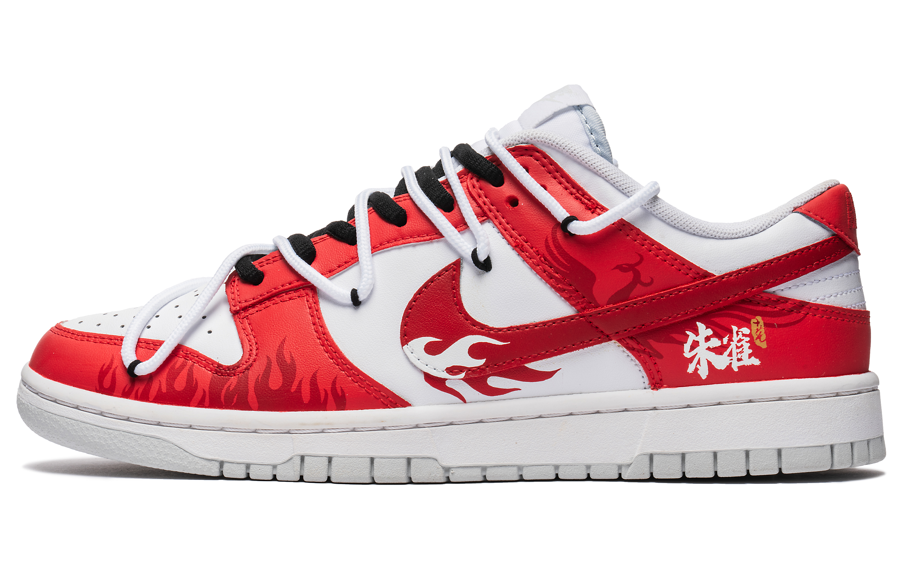 Lookbook [Sepatu Kustom] Nike Dunk Low 'CNY Tahun Naga - Fire Phoenix' DH9765-102(Team22-女款CNY朱雀白红)