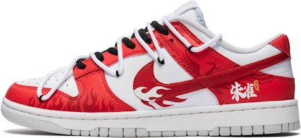 Nike Dunk Low CNY "Dragón Fénix" DH9765-102(Team22-女款CNY朱雀白红) Lookbook Nike Dunk Low CNY "Dragón Fénix" DH9765-102(Team22-女款CNY朱雀白红)