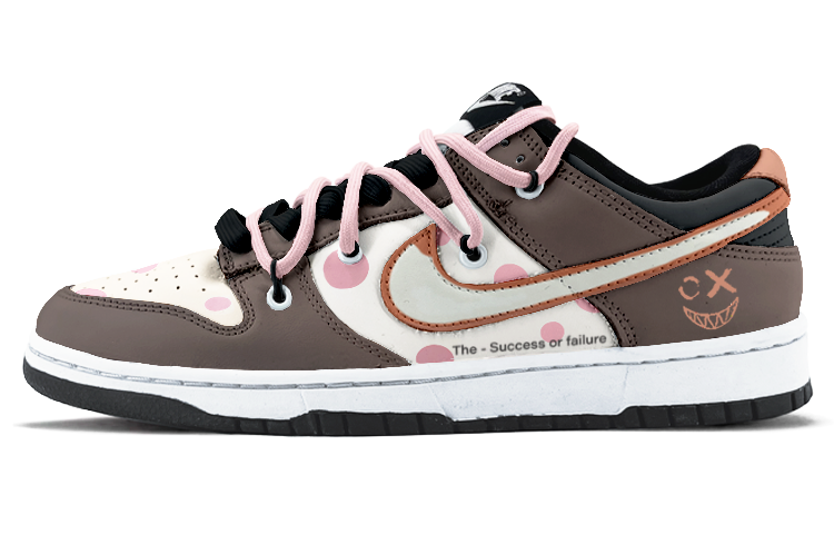 Buy [定制鞋] 耐克Dunk Low CNY兔年棕粉配色 CW1590-100(TeamK-小丑S-BOX)