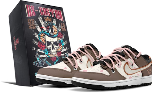 나이키 덩크 로우 '토끼해 브라운핑크' (커스텀) DD1391-100(TeamK-小丑S-BOX) Buy 나이키 덩크 로우 '토끼해 브라운핑크' (커스텀) DD1391-100(TeamK-小丑S-BOX)