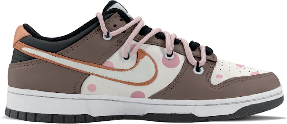 【定制球鞋】Nike Dunk Low 解構鞋帶 CNY兔年限定 特殊鞋盒 卡通笑臉 低幫 板鞋 GS 棕粉 Order 【定制球鞋】Nike Dunk Low 解構鞋帶 CNY兔年限定 特殊鞋盒 卡通笑臉 低幫 板鞋 GS 棕粉