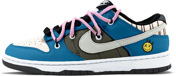 나이키 덩크 로우 '토끼해 블루 브라운' (커스텀) DD1391-100(TeamK-蓝色荆棘S-BOX) Order 나이키 덩크 로우 '토끼해 블루 브라운' (커스텀) DD1391-100(TeamK-蓝色荆棘S-BOX)