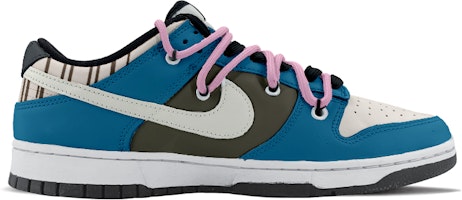 나이키 덩크 로우 '토끼해 블루 브라운' (커스텀) DD1391-100(TeamK-蓝色荆棘S-BOX) Lookbook 나이키 덩크 로우 '토끼해 블루 브라운' (커스텀) DD1391-100(TeamK-蓝色荆棘S-BOX)