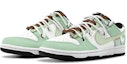 Lookbook 【訂製球鞋】 Nike Dunk Low 解構鞋帶 CNY兔年限定 特殊鞋盒 卡通兔子 低幫 板鞋 GS 綠白