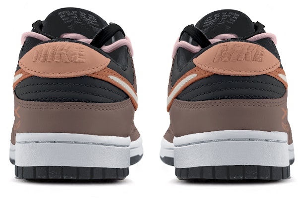 【定制球鞋】Nike Dunk Low 解構鞋帶 CNY兔年限定 特殊鞋盒 卡通笑臉 低幫 板鞋 GS 棕粉 Shop 【定制球鞋】Nike Dunk Low 解構鞋帶 CNY兔年限定 特殊鞋盒 卡通笑臉 低幫 板鞋 GS 棕粉