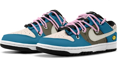 나이키 덩크 로우 '토끼해 블루 브라운' (커스텀) DD1391-100(TeamK-蓝色荆棘S-BOX) Shop 나이키 덩크 로우 '토끼해 블루 브라운' (커스텀) DD1391-100(TeamK-蓝色荆棘S-BOX)