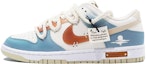 Buy 【訂製球鞋】 Nike Dunk Low 復古海岸 街頭經典百搭 低筒 滑板鞋 男款 藍白棕