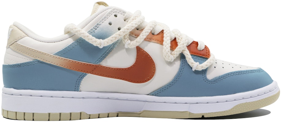 【訂製球鞋】 Nike Dunk Low 復古海岸 街頭經典百搭 低筒 滑板鞋 男款 藍白棕 Order 【訂製球鞋】 Nike Dunk Low 復古海岸 街頭經典百搭 低筒 滑板鞋 男款 藍白棕
