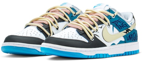 【カスタムシューズ】ナイキ ダンク ロー ’コースト デコンストラクト ブルー-ベージュ’ DV0831-001(TeamA-DK闪电海岸男S-BOX) Lookbook 【カスタムシューズ】ナイキ ダンク ロー ’コースト デコンストラクト ブルー-ベージュ’ DV0831-001(TeamA-DK闪电海岸男S-BOX)