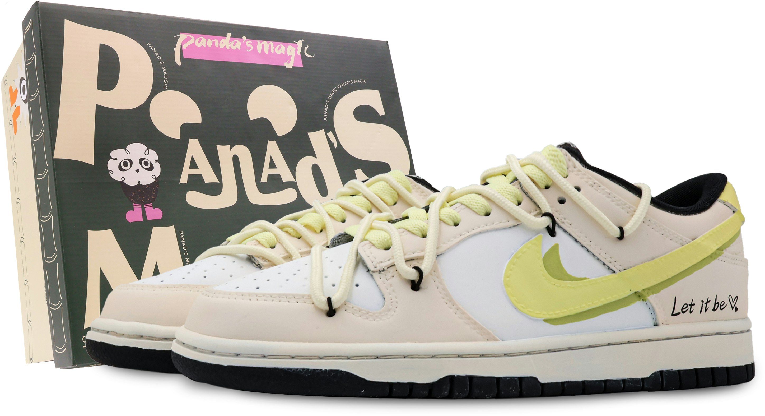 custom-shoes-nike-dunk-low-cocoa-brown-and-yellow-white