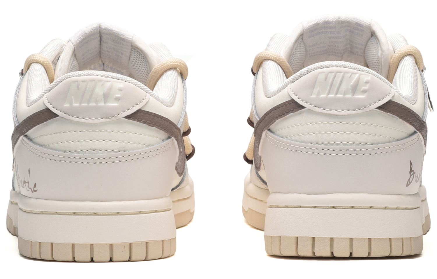 Shop 【カスタムシューズ】ナイキ ダンク ロー『ココナッツクラウドラテ』 DX5930-100(TeamE-女款可可拿铁米棕)