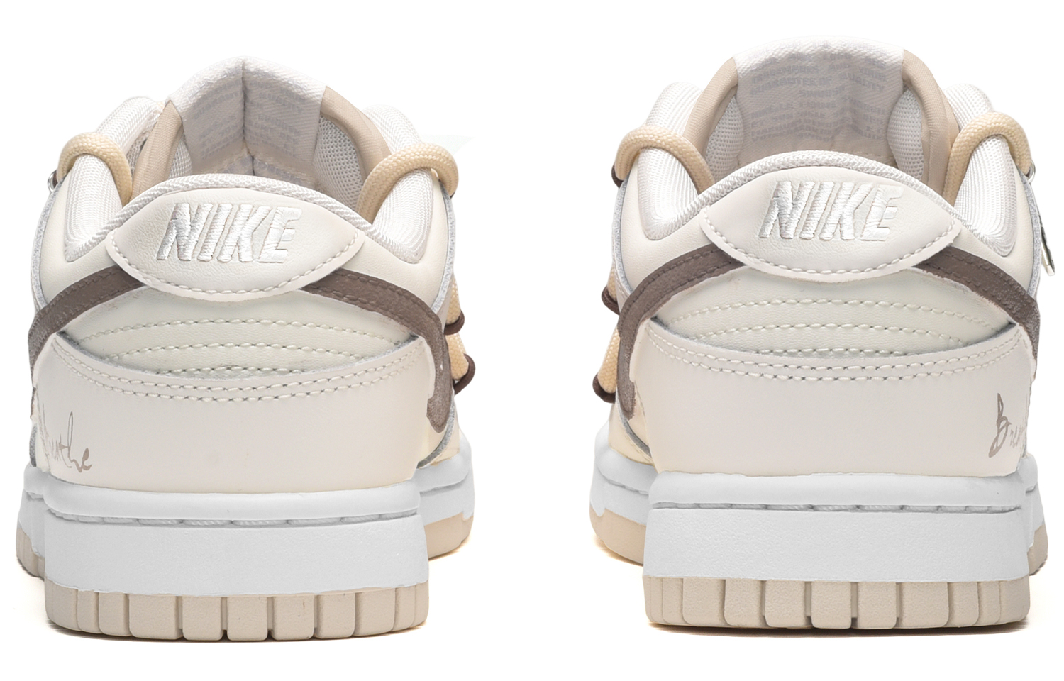 Shop 【訂製球鞋】 Nike Dunk Low 塗鴉 可可椰雲拿鐵 低筒 板鞋 男款 米棕