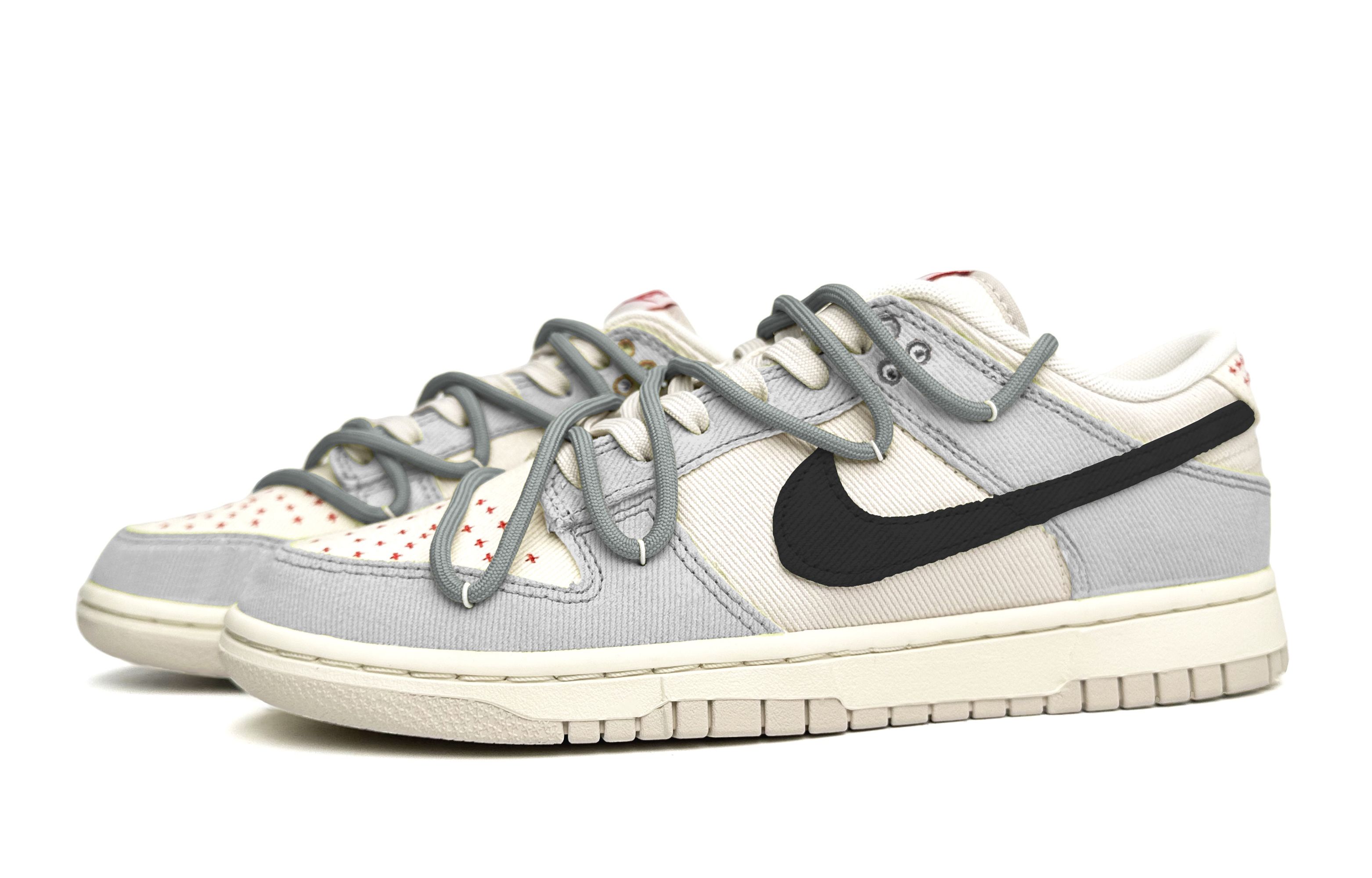 Lookbook 【カスタムシューズ】ナイキダンクロー「ココナッツラテ」 DV0834-100(Team11-椰云拿铁男款白灰)