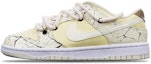 Buy 【客製化球鞋】Nike Dunk Low Coconut Milk 破裂紋路 Vibe風 解構 雙鞋帶 特殊鞋盒 復古 低筒 板鞋 男款 米黃色