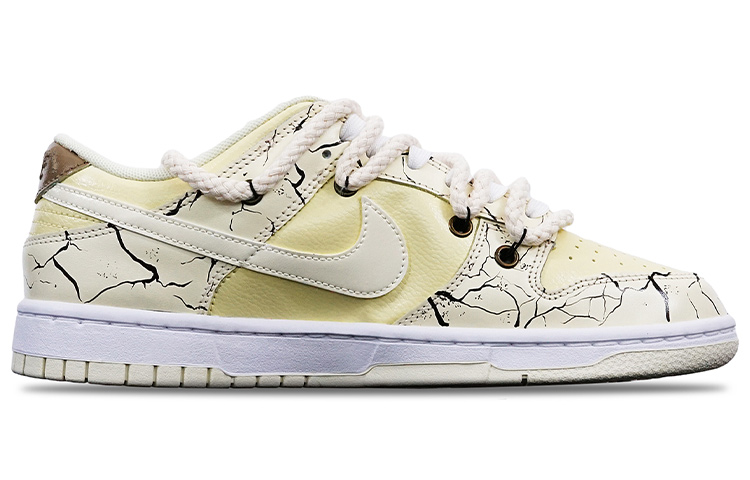 Order [定制鞋] 耐克Dunk低帮'椰奶活力' DJ6188-100(TeamT-男款爆裂纹S-BOX)