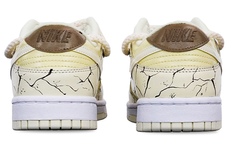 Shop [定制鞋] 耐克Dunk低帮'椰奶活力' DJ6188-100(TeamT-男款爆裂纹S-BOX)
