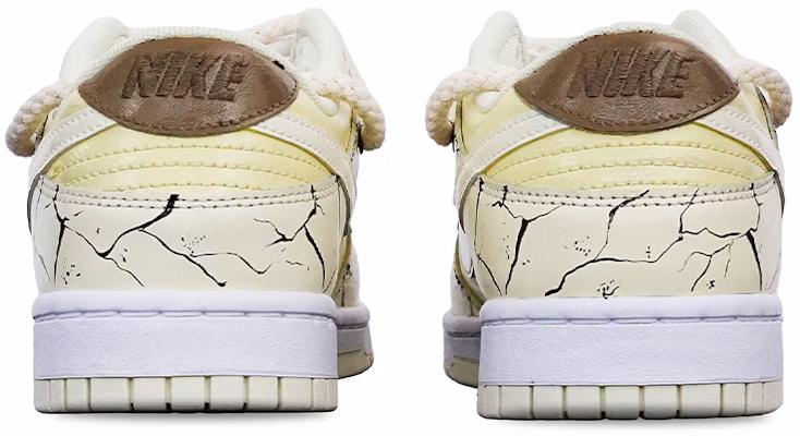 【客製化球鞋】Nike Dunk Low Coconut Milk 破裂紋路 Vibe風 解構 雙鞋帶 特殊鞋盒 復古 低筒 板鞋 男款 米黃色 Shop 【客製化球鞋】Nike Dunk Low Coconut Milk 破裂紋路 Vibe風 解構 雙鞋帶 特殊鞋盒 復古 低筒 板鞋 男款 米黃色
