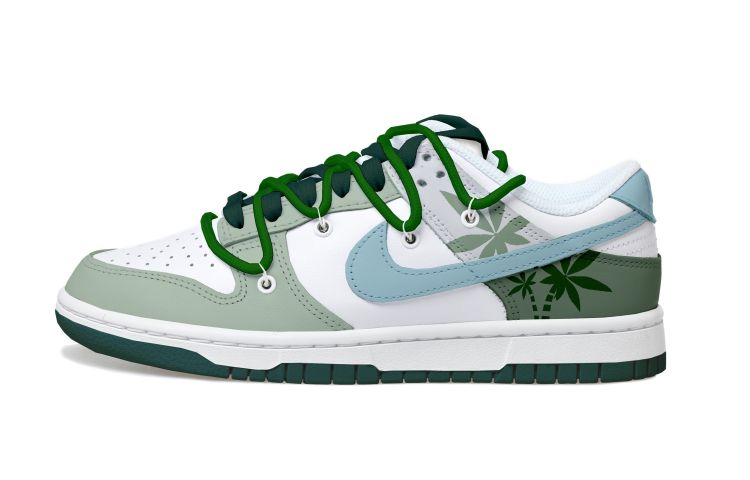 Buy 【定制鞋】耐克Dunk Low '椰子树' FD9911-101(Team拾玖-椰子树女S-BOX)