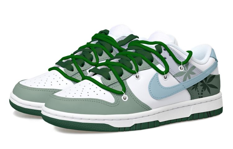 Lookbook 【定制鞋】耐克Dunk Low '椰子树' FD9911-101(Team拾玖-椰子树女S-BOX)