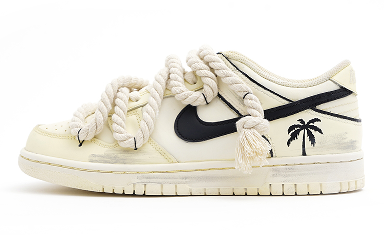 Buy [Zapatos Personalizados] Nike Dunk Low 'Playa de Palmas de Coco' DH9765-100(Team15-椰树沙滩)