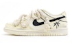 Buy 【定制球鞋】Nike Dunk Low 椰樹沙灘 粗麻繩打孔 做舊小眾 ins風 潮流 低幫 板鞋 GS 米色