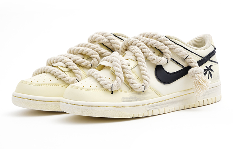 Lookbook [Zapatos Personalizados] Nike Dunk Low 'Playa de Palmas de Coco' DH9765-100(Team15-椰树沙滩)