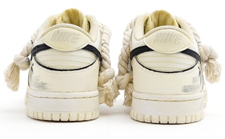 【定制球鞋】Nike Dunk Low 椰樹沙灘 粗麻繩打孔 做舊小眾 ins風 潮流 低幫 板鞋 GS 米色 Purchase 【定制球鞋】Nike Dunk Low 椰樹沙灘 粗麻繩打孔 做舊小眾 ins風 潮流 低幫 板鞋 GS 米色