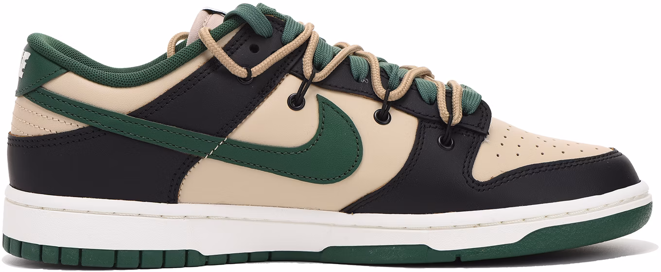 custom-shoes-nike-dunk-low-coconut-tree-black-green