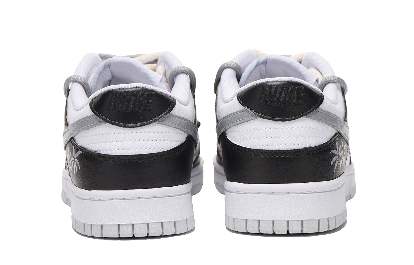 [Custom Shoes] Nike Dunk Low 'Coconut Tree Black Grey' 圖 4