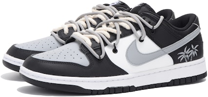 【定制球鞋】Nike Dunk Low 椰子樹 解構 高街 低幫 板鞋 男款 黑白灰 Lookbook 【定制球鞋】Nike Dunk Low 椰子樹 解構 高街 低幫 板鞋 男款 黑白灰
