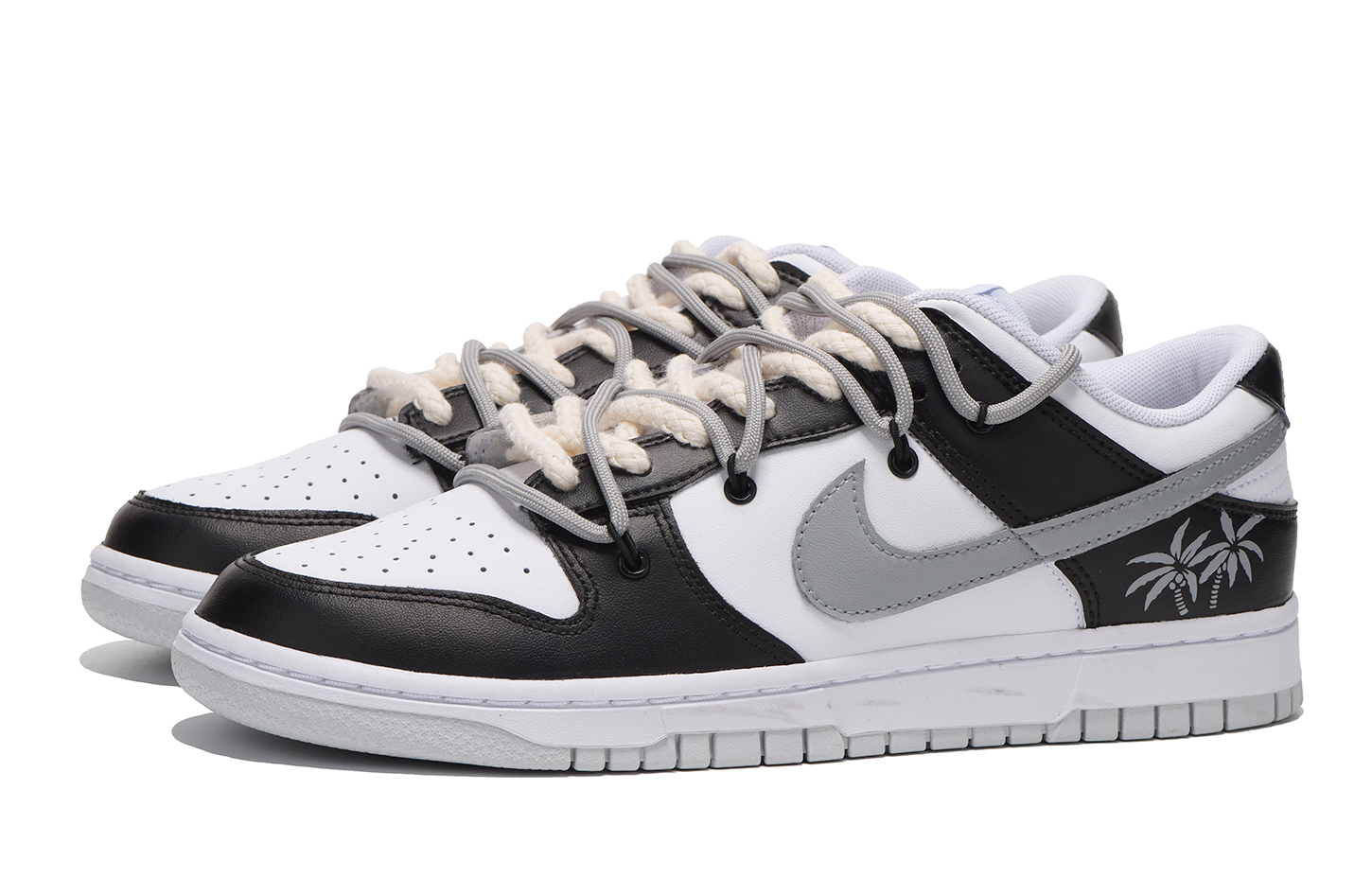 [Custom Shoes] Nike Dunk Low 'Coconut Tree Vibe Grey' 圖 5
